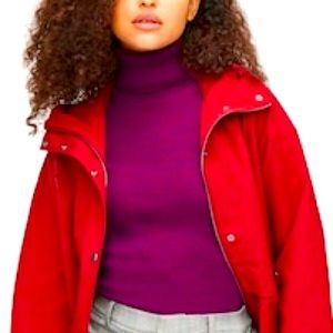 NWT Uniqlo Extra Fine Merino Ribbed Turtleneck